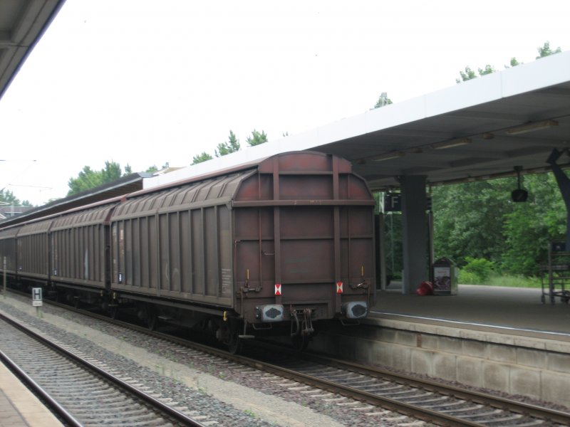Ein Gterwagen im Braunschweiger HBF