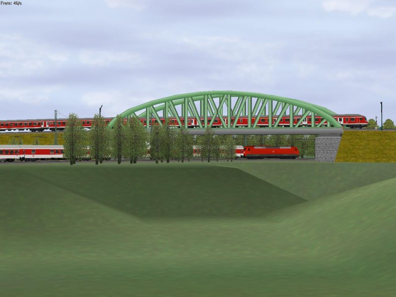 Ein Ic mit einer Br 120 und darber ein RE mit einer 218