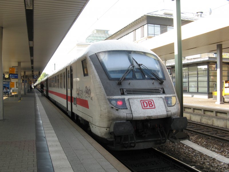 Ein IC118 von Innsbruck Hbf nach Mnster(Westf)Hbf.Am 27.09.08 beim Halt in Mannheim Hbf.