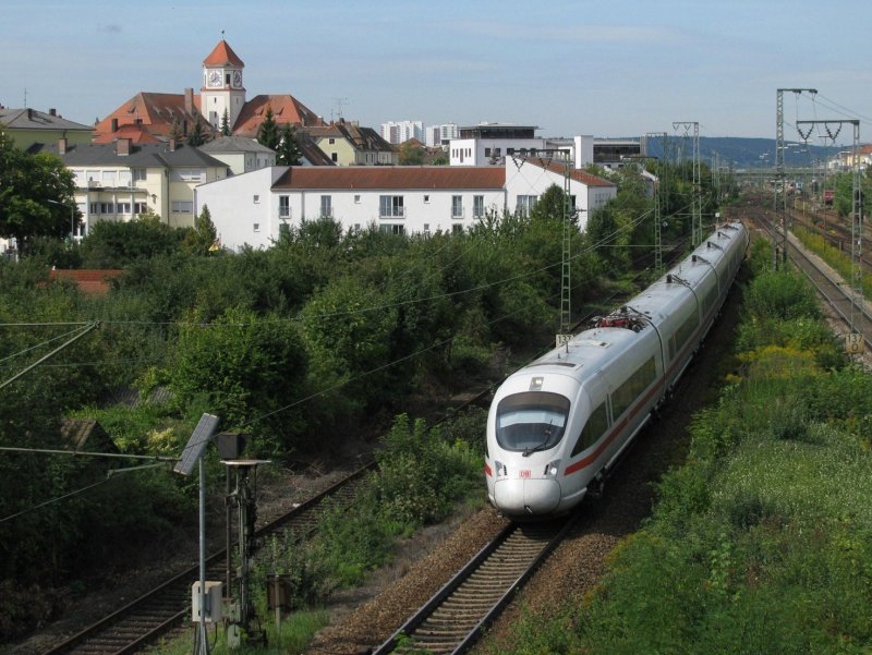 Ein ICE-T am 5.9.2008 in Regensburg.