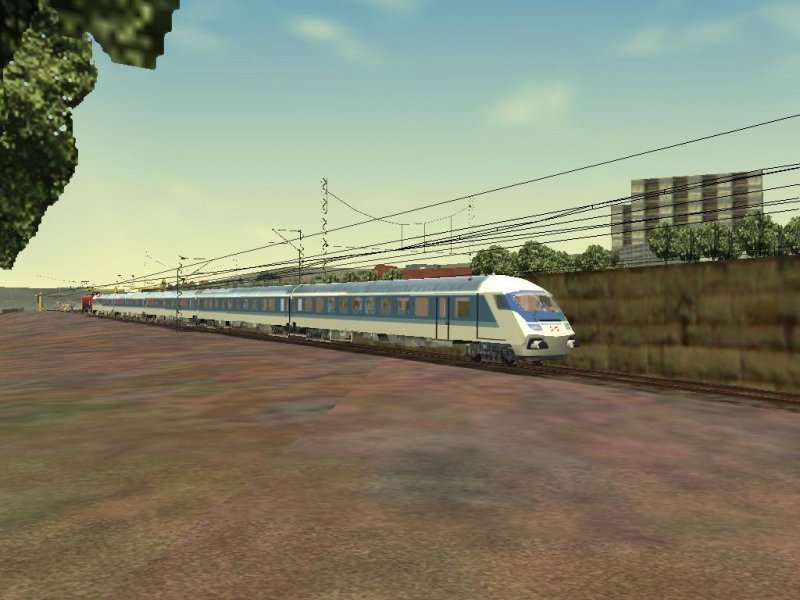 Ein InterRegio-Steuerwagen Bimdzf zwischen Stuttgart Hbf und Stuttgart-Bad-Cannstadt. Geschoben wird dieser Zug von einer BR 112. Der IR stammt aus Pro Train Berlin-Hannover.