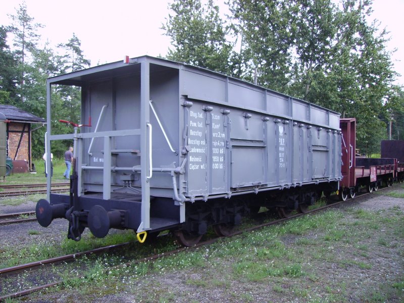 Ein Kohlewagen im BW Rudy. (August 2008)