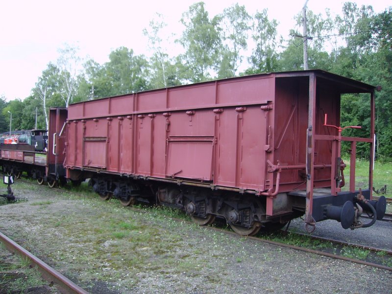 Ein Kohlewagen im BW Rudy. (August 2008)