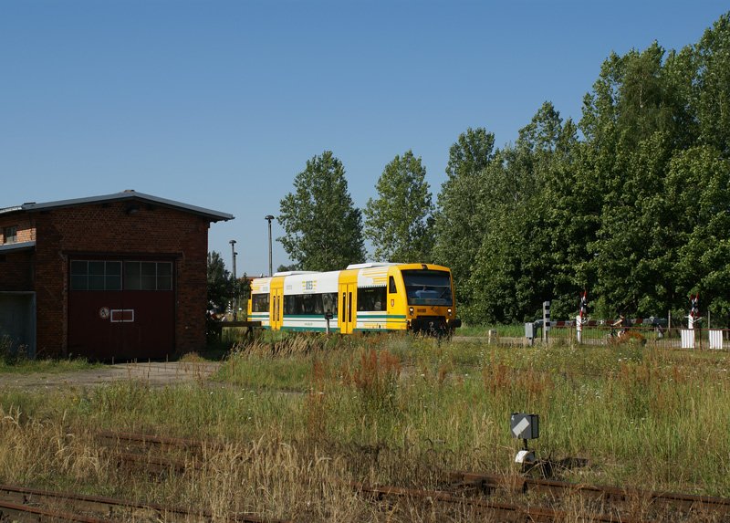 Ein Regio-Shuttle der ODEG am 31.07.2008 in Malchow.