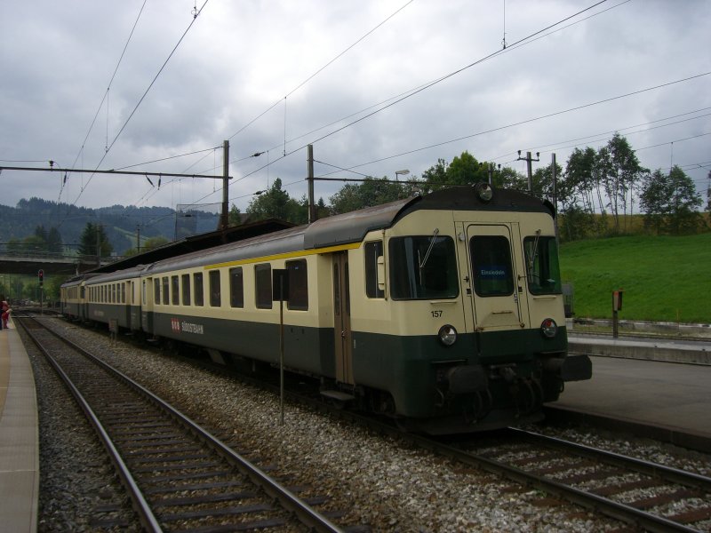 Ein schner SOB Steuerwagen in Biberbrugg am 09.09.2007!