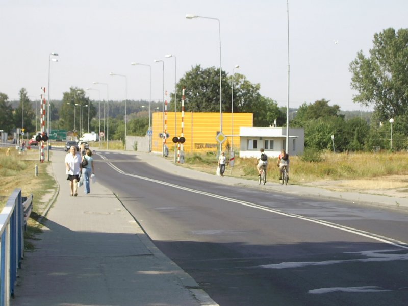 ein Schrankenposten in Zary