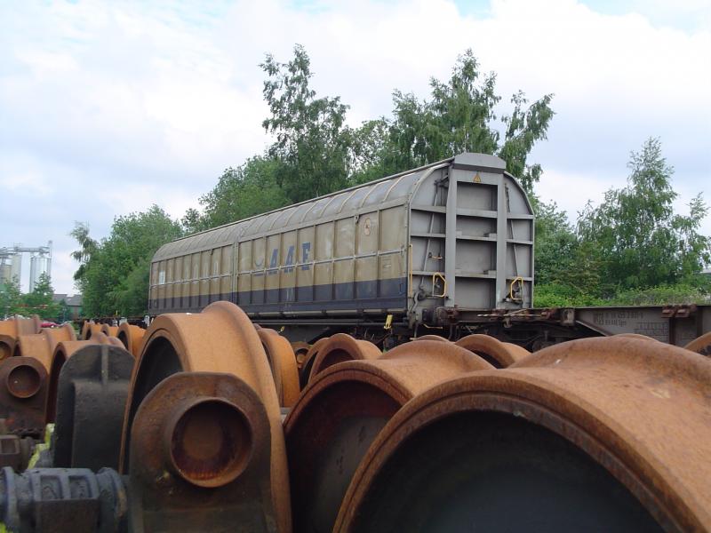 Ein Stuckgutwagon von der AAE in Alsttten (Heimatbahnhof).