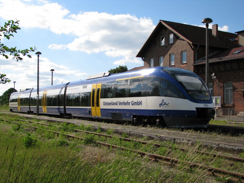 Ein Talent (Niederlassung Neubrandenburg) der Ola ist in Crivitz angekommen und setzt seine Fahrt in Richtung Parchim fort.