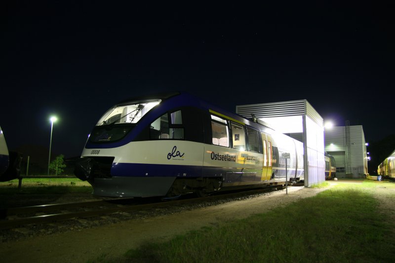 Ein Talent der OLA 0008 in Parchim abgestellt fr den nchsten Tag nach Gadebusch am 08.05.2009