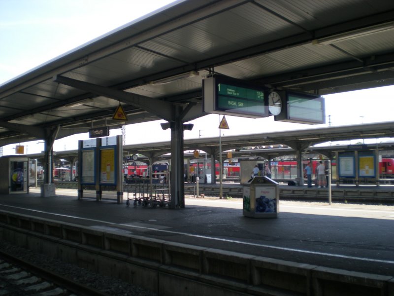 Ein Teil der Gleise 1+2 von Offenburg, aufgenommen am 22.06.08!