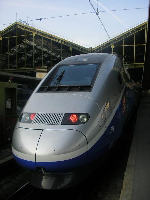 Ein TGV vom Typ  Duplex  in Paris Gare de Lyon. (7.1.06)