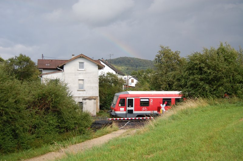Ein unbekannter 628er passiert am 24.07.07 den B in Hhe Aalen-Oberalfingen.