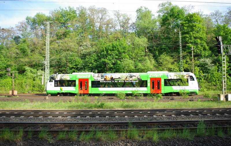 Ein  Werbe -650 f�r den Nationalpark Hainich und Erfurt der EIB in Eichenberg. 10.05.2009.