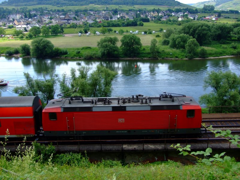 Eine 143-er am 12.6.09 in Pnderich