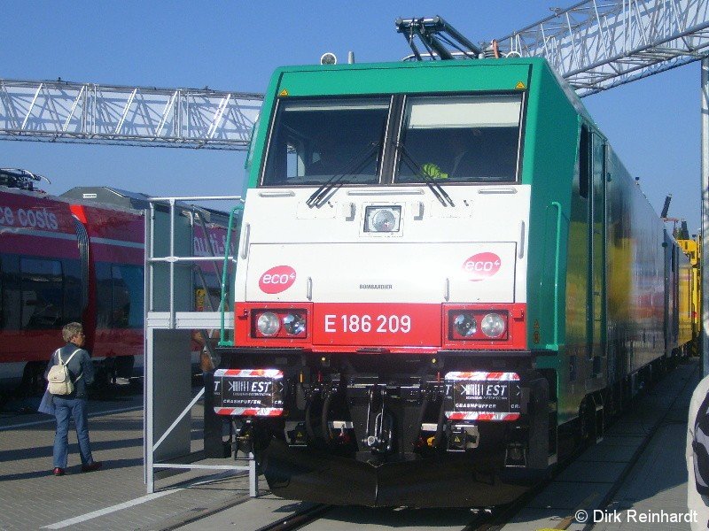 Eine 186er hat sich auf der InnoTrans verirrt.