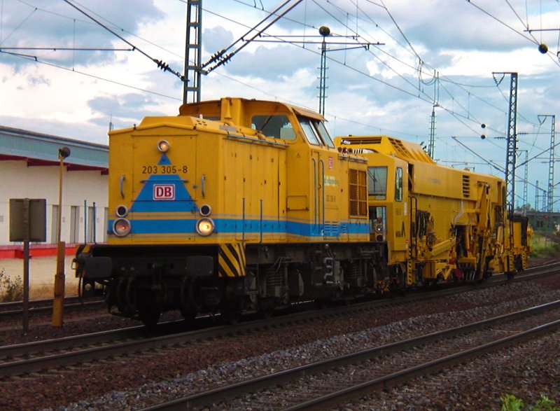 Eine 203er Baulok der DB.(29.05.2009, Obertraubling)