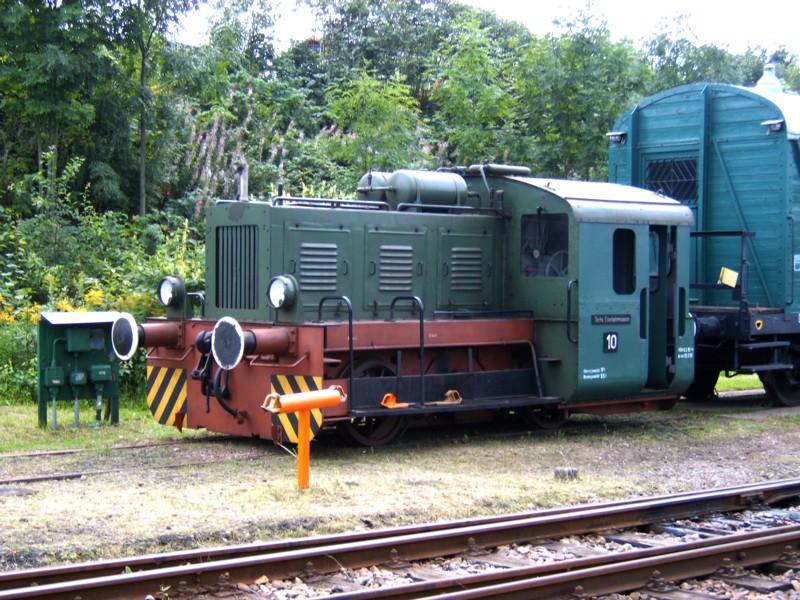 Eine der beiden N4b des s. Eisenbahnmuseum in Chemnitz Hilbersdorf am 27.08.05