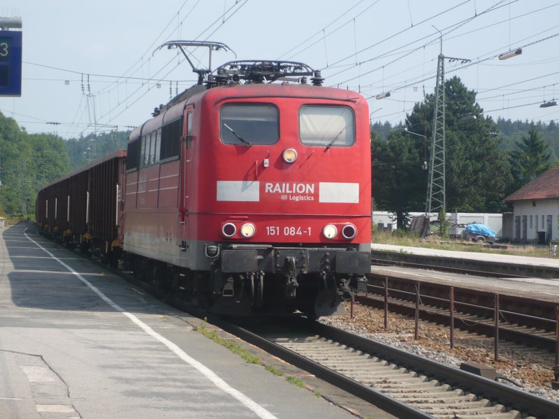 Eine Br 151 in Traunstein.