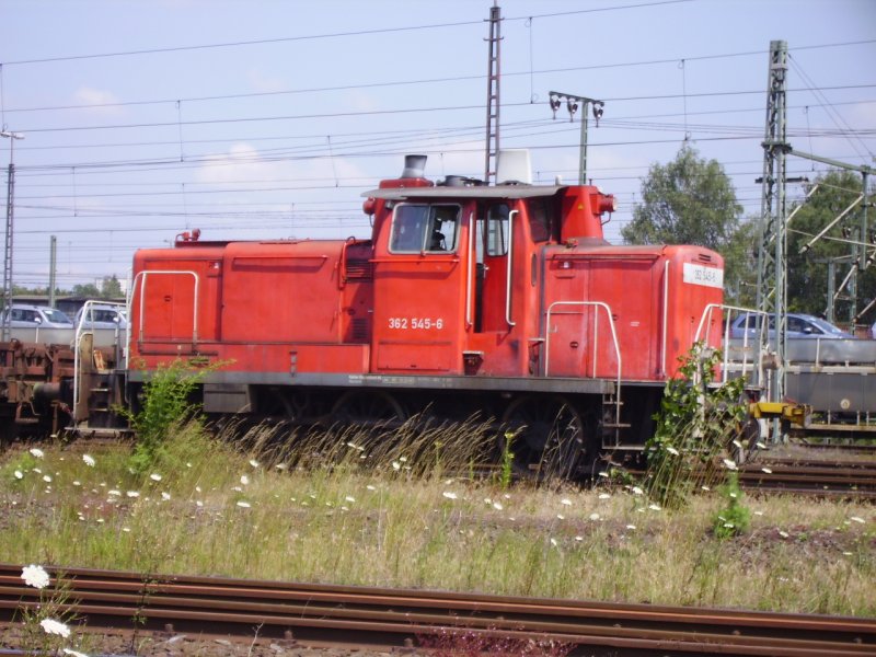 Eine BR362 beim Rangieren im Rangierbahnhof Fulda