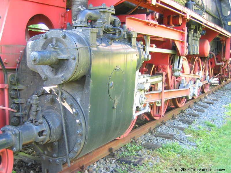 Eine BR52-REKO. Steht als denkmal hinter den AMC krankenhaus, in Amsterdam - Niederlaende.