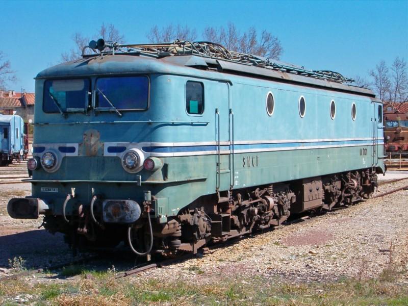 Eine CC 7100 in Miramas bei Marseille.