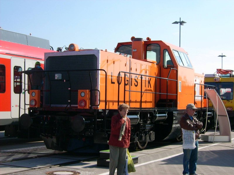 Eine Diesellok der BBL Logistik auf der Innotrans am 28.09.08.