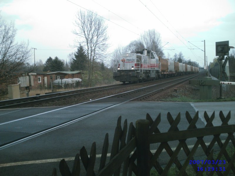 Eine G 1700 der Mindener Kreisbahn H�he Peine im M�rz 2007