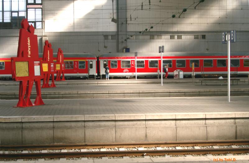Eine Impression vom Mnchener Hauptbahnhof