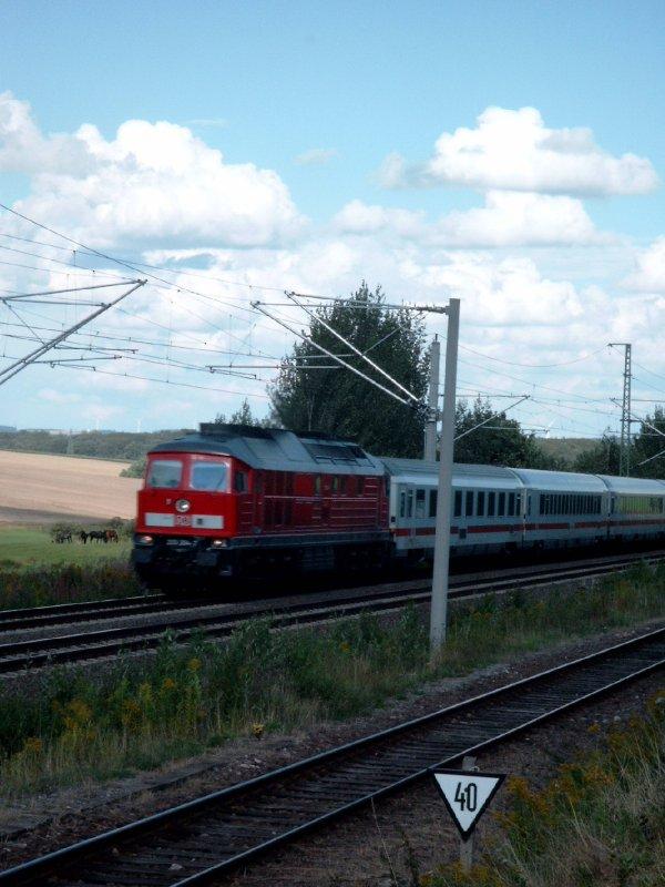 Eine Ludmilla bringt einen IC aus Dresden nach Chemnitz