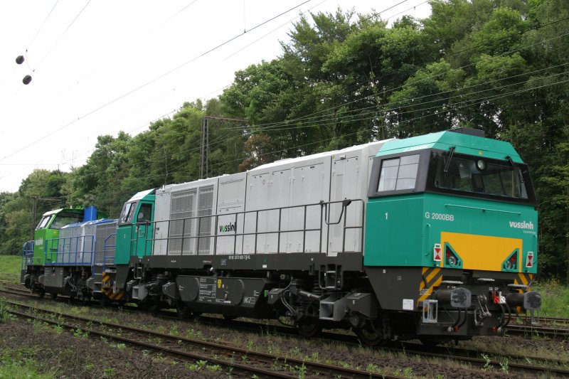Eine neue G2000 die warscheinlich an die Belgische Staatsbahn geht am 22.5.09 in Duisburg-Neudoef