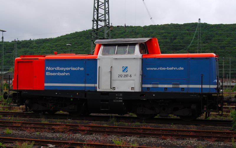 Eine Nordbayerische V212 297-6 zu Besuch in Hagen/NRW. Sie wurde  auf dem Gterbahnhof Hagen fotografiert . 