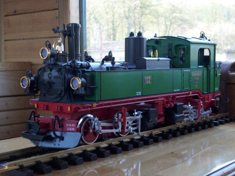 Eine schsische IV-K als Gartenbahnmodell.