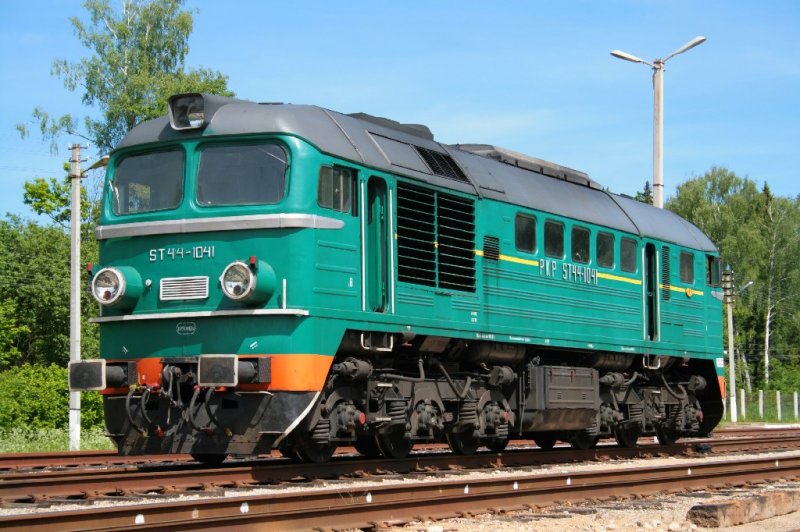 Eine schne Portrtaufnahme von ST44-1041 in MOckava am 29.05.2008