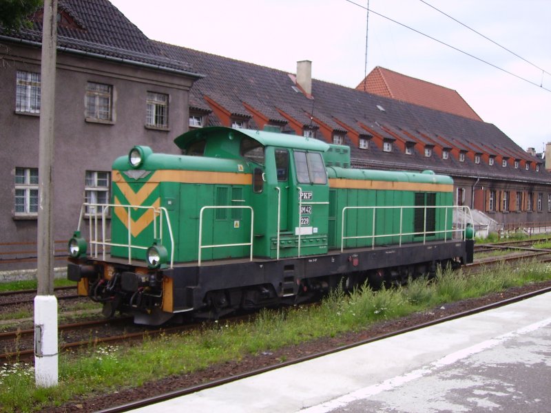 Eine SM42 im Bahnhof Gliwice (August 2008)