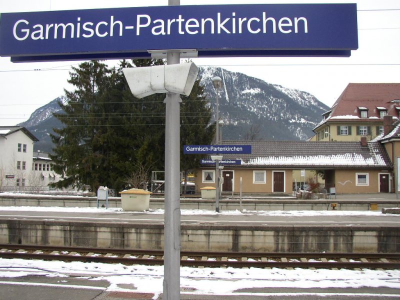 Einfahrt  Garmisch-Partenkirchen  am 26.12.07!