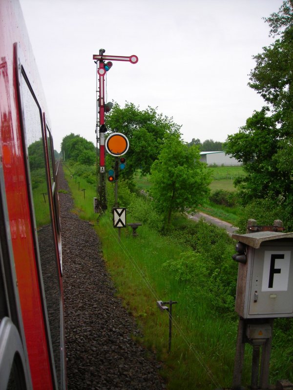 Einfahrtssignal von Hodenhagen