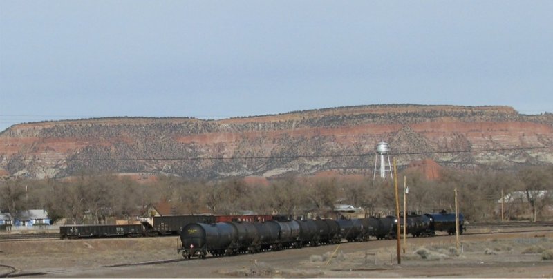 Einige amerikanische Gterwagen. Aufgenommen am 3.1.2008 im US Bundesstaat New Mexico.