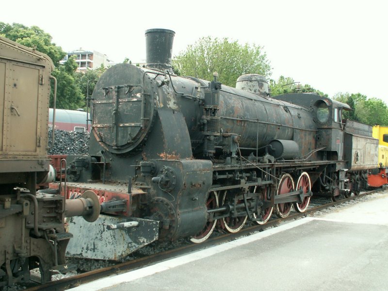 Eisenbahnmuseum Campo Marzio,FS Dampflok 476.073,ex.JZ 28-023,ex k.k.StB.80.100 (1911)Triest 04.06.08