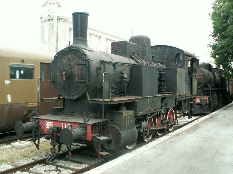 Eisenbahnmuseum Campo Marzio,FS Dampflok 895.115(Breda 1913)Triest 04.06.08