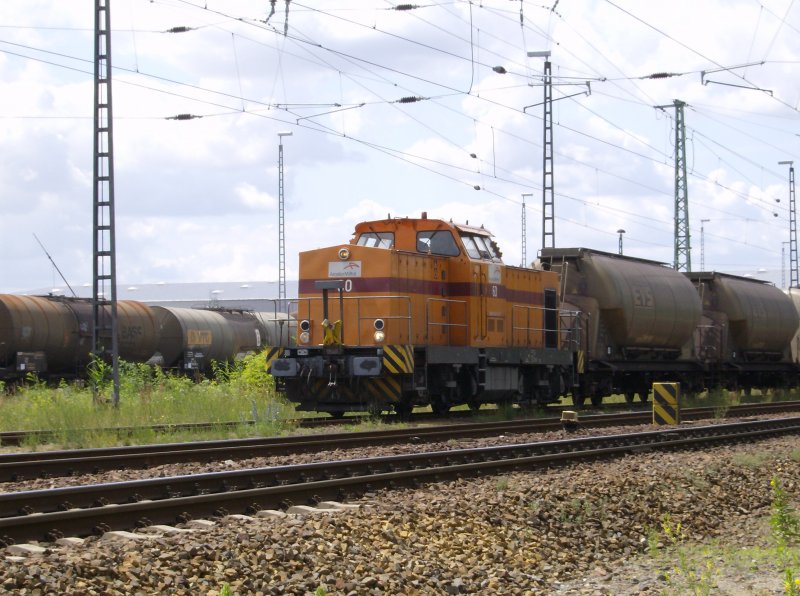 EKO 60 mit Nahg�terzug am 20.06.09 im Bahnhof Guben S�d