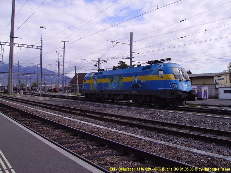 EM - Schweden 1116 029 - 8
Buchs SG 01.05.08