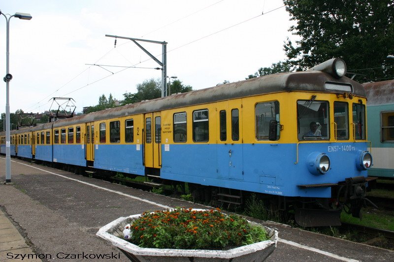 EN57-1400 in Bielsko-Biala am 10.08.2006