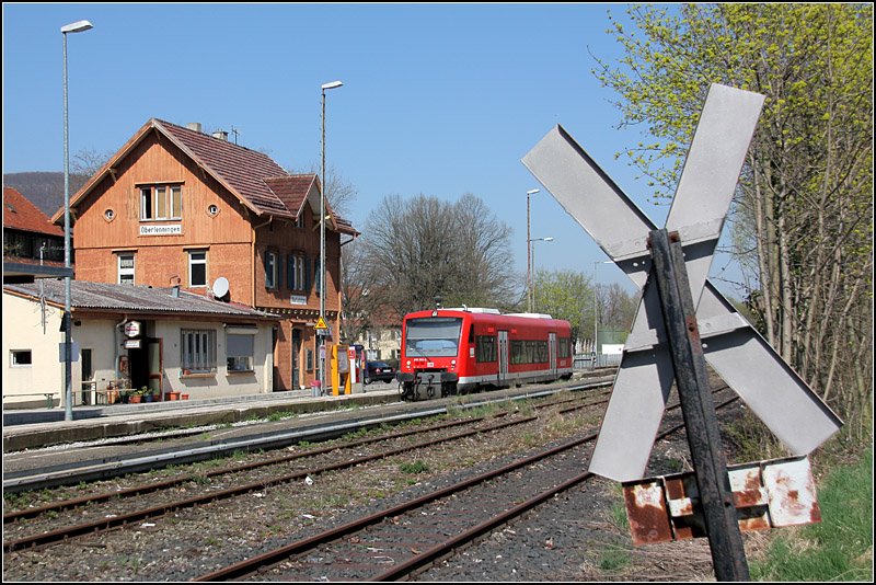 Endbahnhof Oberlenningen der Teckbahn. 

11.04.2009 (M)