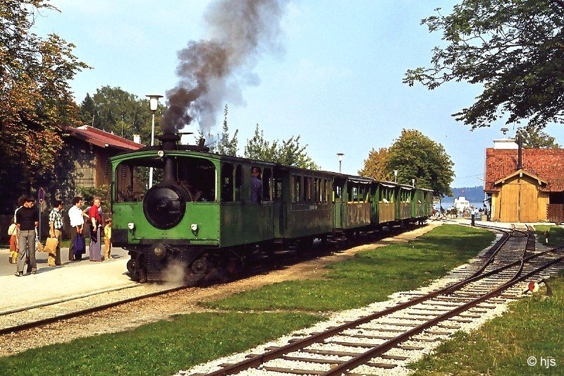 Endstation am Schiffsanleger in Stock (September 1979)
