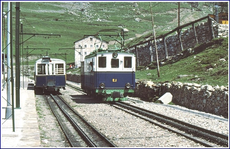 Endstation beim Kloster Nuria in den Pyrenen. (Archiv 06/84)