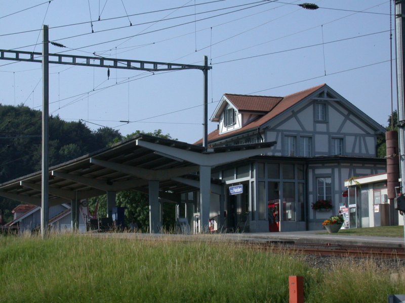Endstation Kurort Heiden 810m/.M. und 400m ber dem Bodensee im Appenzellerland. (23.07.2003)