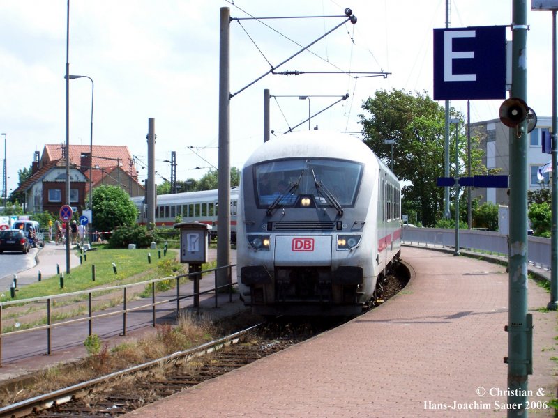 Endstation Norddeich-Mole im Juli 2006.