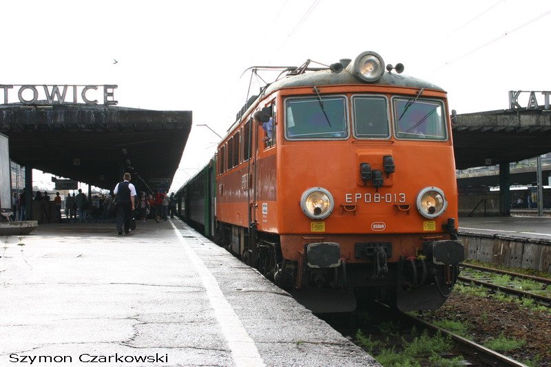 EP08-013 mit EC  Praha  in Katowice am 06.08.2006
