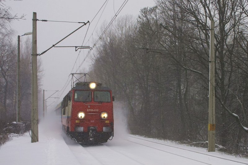 EP09-010 mit Ex Beskidy in Goczalkowice am 27.01.2007