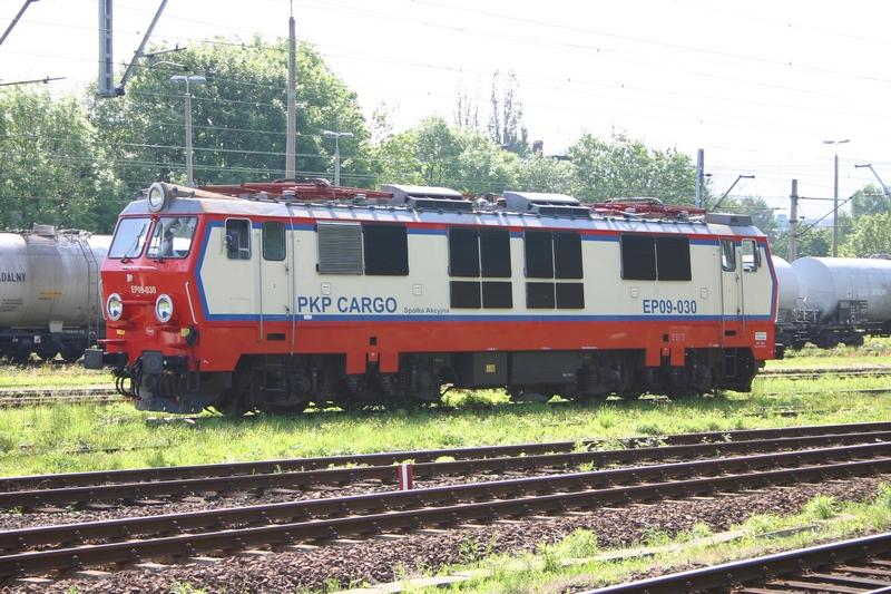 EP09-030 der PKP Cargo am 11.06.2006 in Bielsko-Biala (Polen)